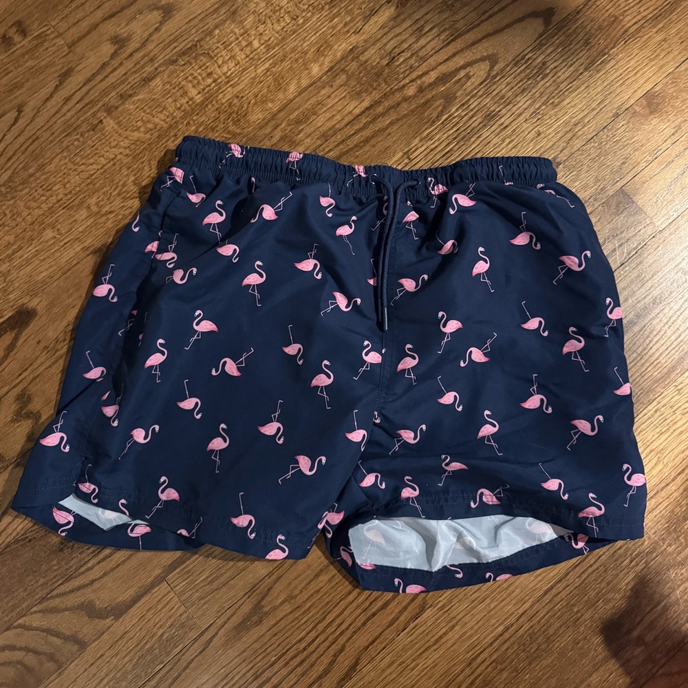 Primark Navy and Pink Swim Shorts